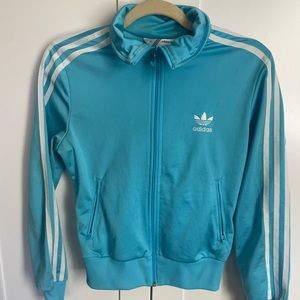 Baby blue addidas sweater